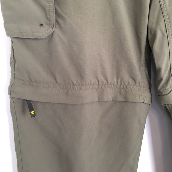 Boy Scouts Cargo Uniform Pants Shorts Convertible Green Hiking Zip Off Outdoor - Picture 5 of 14